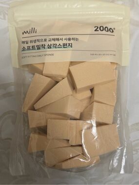 Fillimilli Soft Fitting Daily Triangle Sponge (24P)